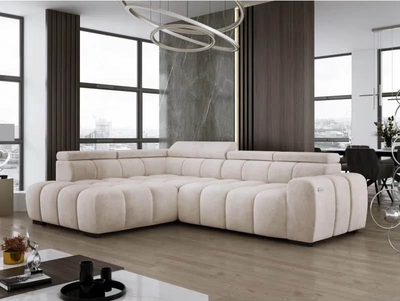 Narożnik BULL L Lewostronny z Elektryczną Regulacją SALVADOR 01 WERSAL