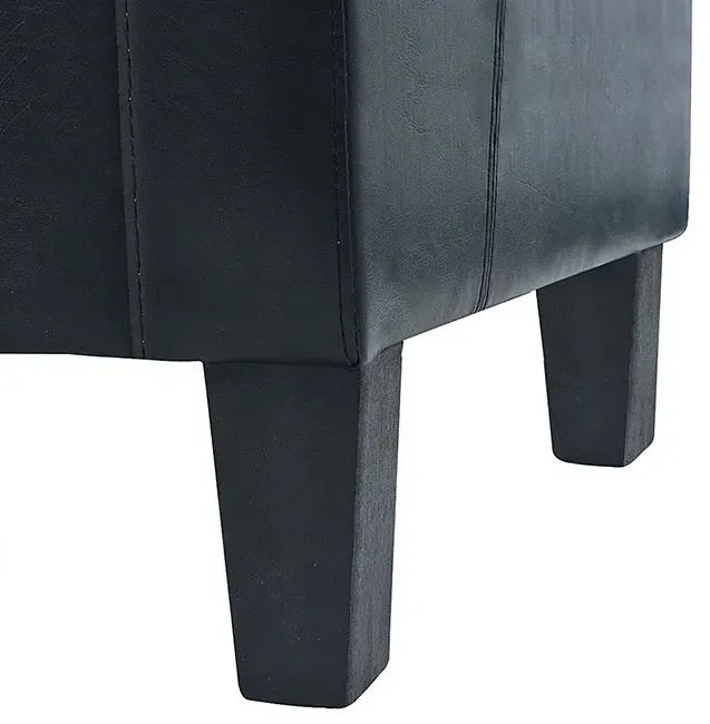 Trzyosobowa sofa czarna R8-F41