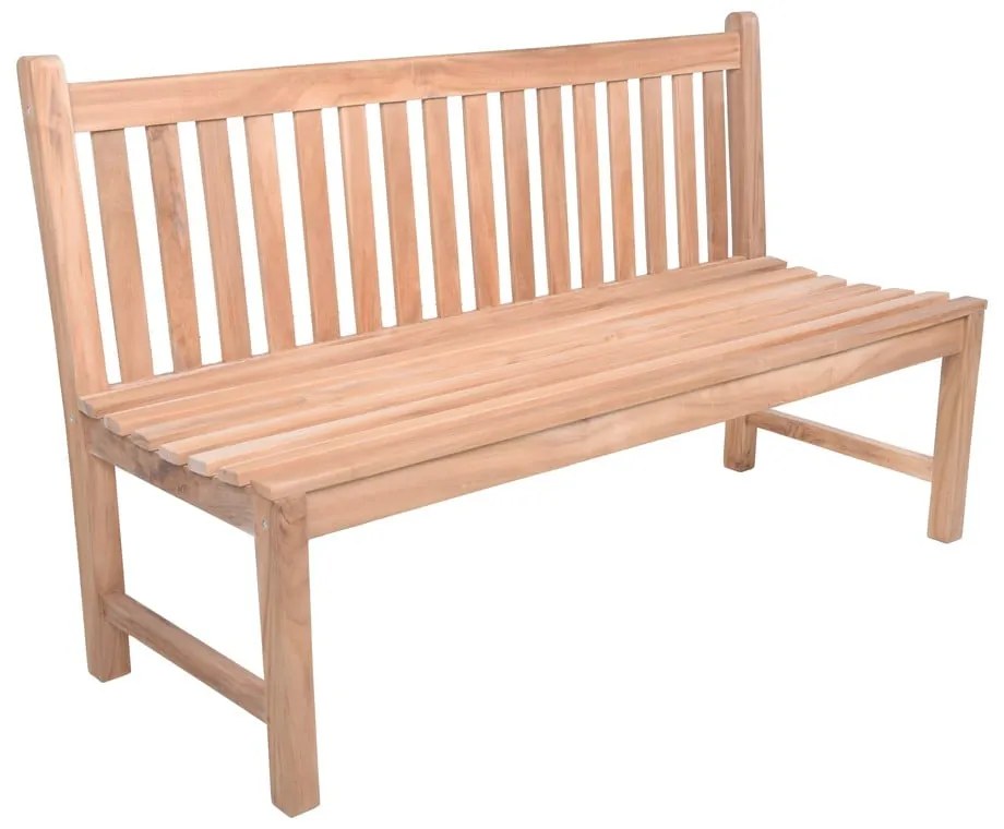 Drewniana ławka ogrodowa w naturalnym kolorze Solo – Garden Pleasure