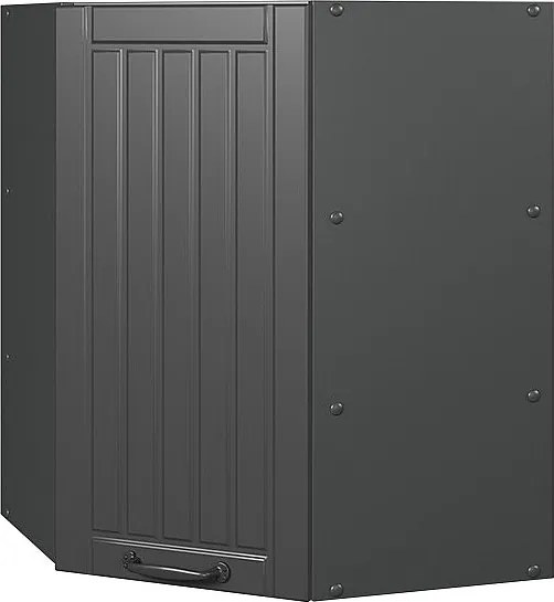 Szafka wisząca narożna ciemnoszary 57x34.1x72 fame-line
