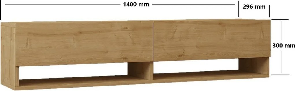 Stolik pod telewizor Arges Travertine