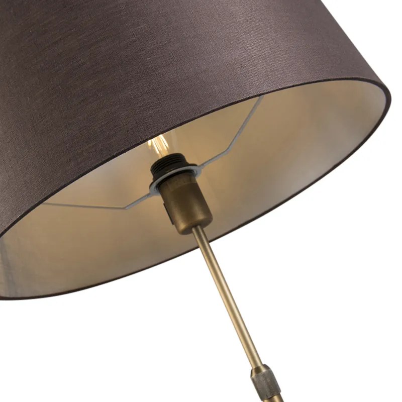 Inteligentna lampa podłogowa brązowa z brązowym kloszem 45 cm z WiFi A60 - Parte Nowoczesny Oswietlenie wewnetrzne