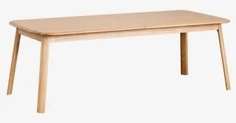 Rozkładany Prostokątny Stół Jadalniany 220-320x95 Cm Z Drewna Treveris Roble - Sklum