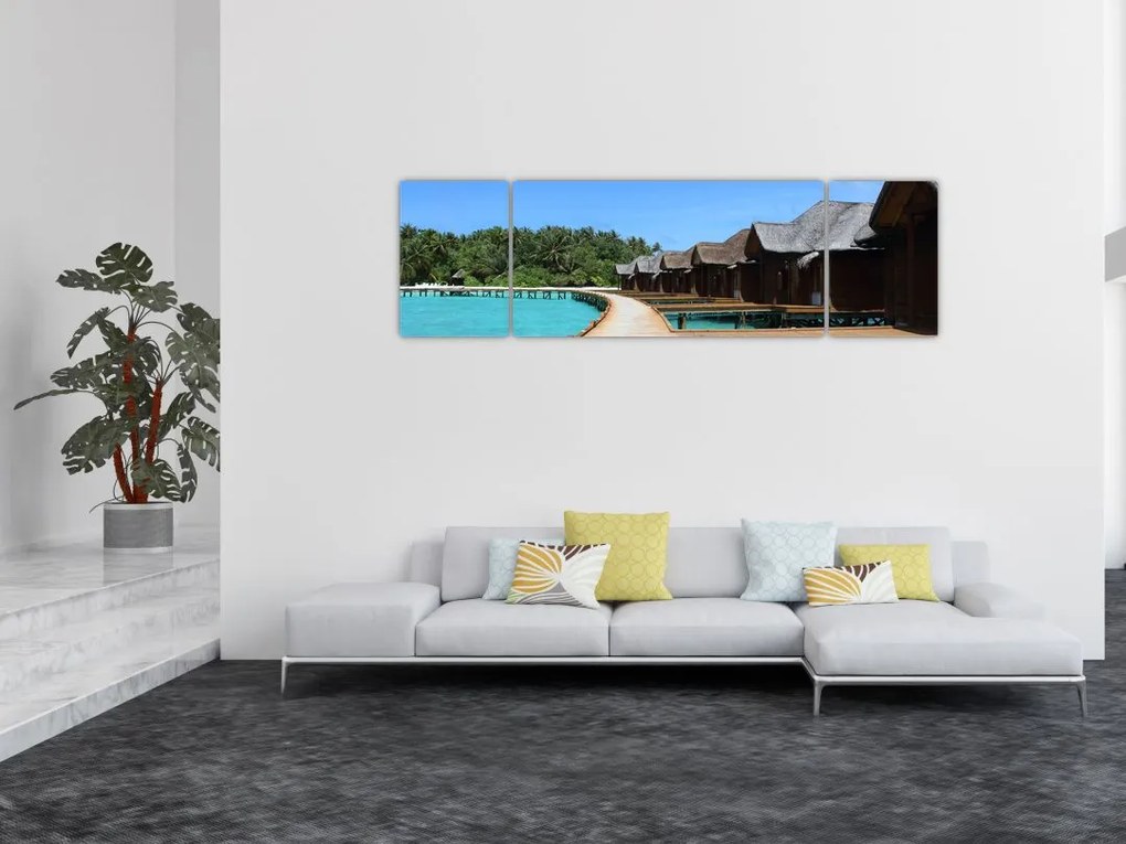 Obraz Malediwów (170x50 cm)