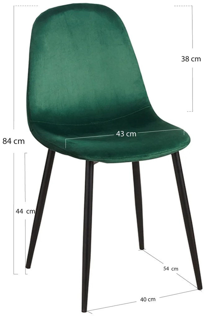 Krzeso Teok z czarnego aksamitu
