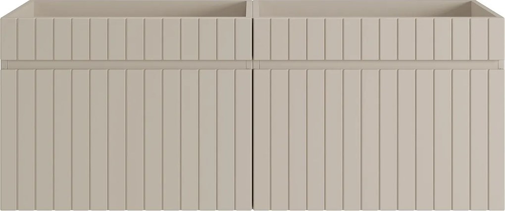 Wisząca szafka podumywalkowa beżowa - 120 cm - SATARA