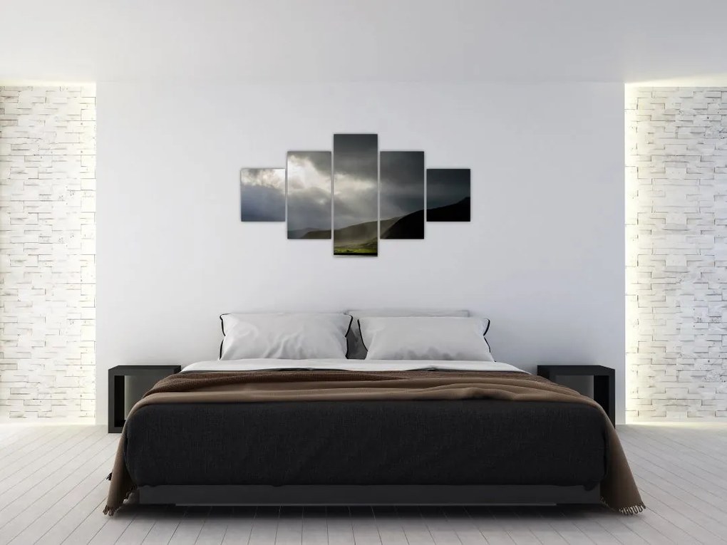 Obraz zbliżającej się burzy (125x70 cm)