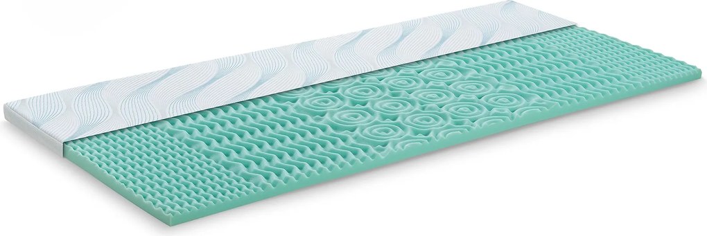 Materac nawierzchniowy chłodzący Aloe Vera Vitalis 2w1 4cm 70x190 cm