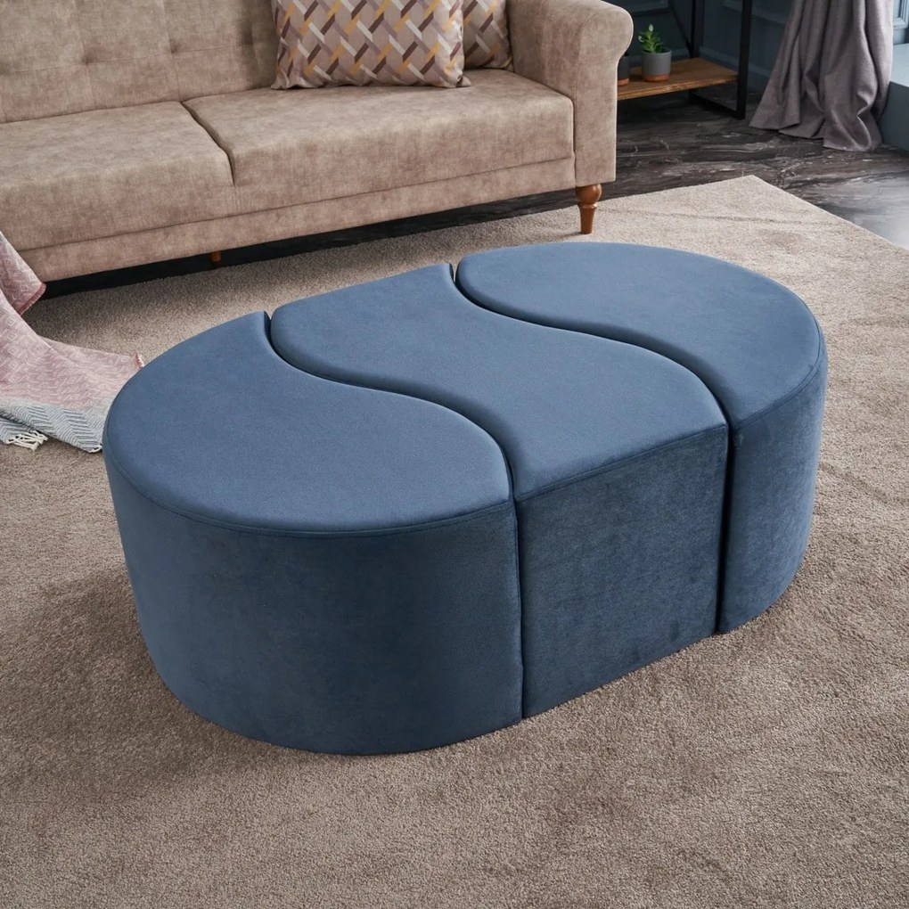 Taboret Alya Pouf Blue