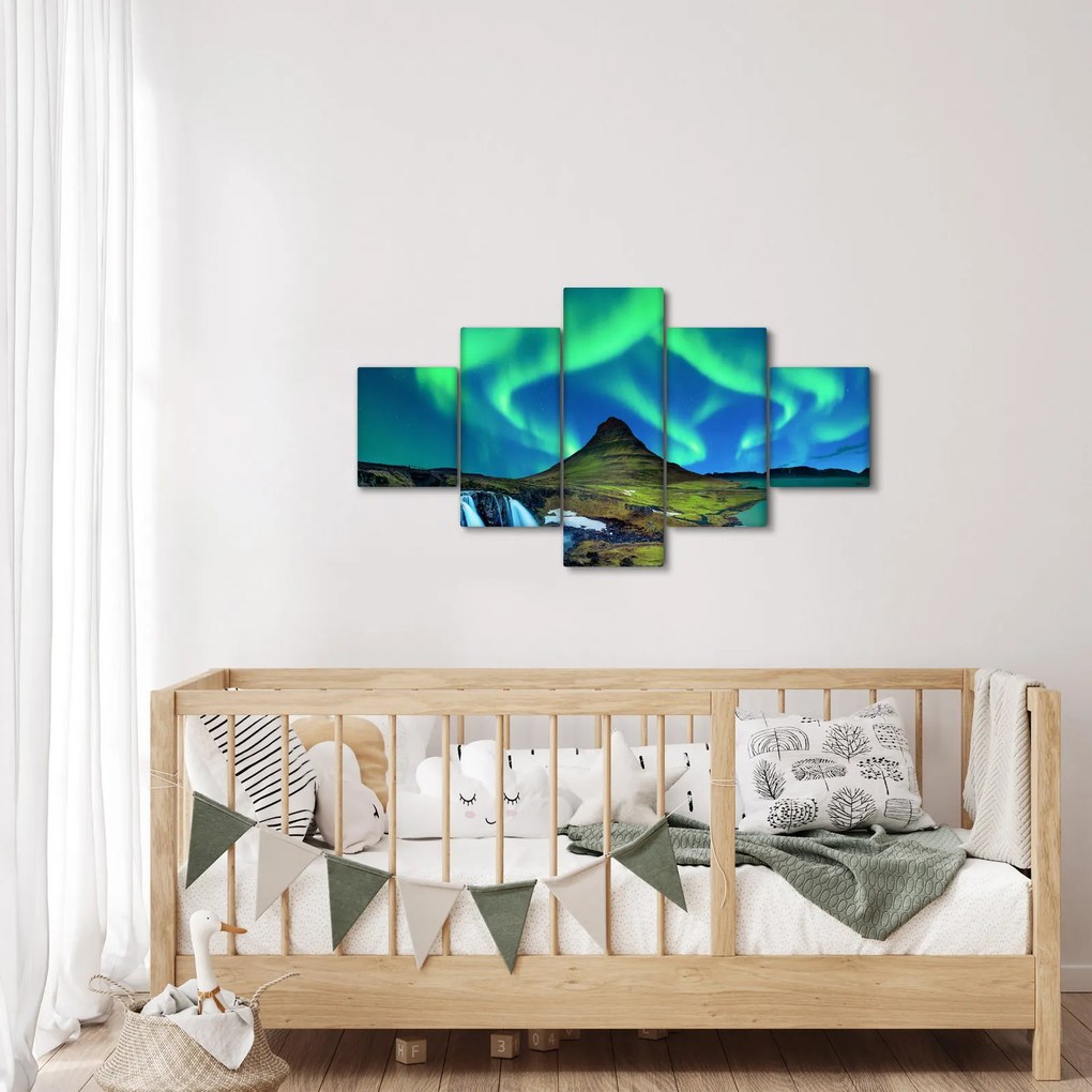 Obraz - Kirkjufell, Islandia (125x70 cm)