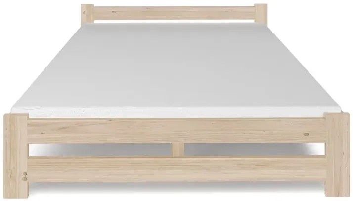 Sosnowe łóżko z materacem 120x200 - Logis