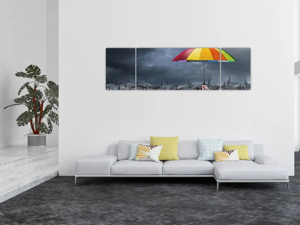Obraz - Parasole (170x50 cm)