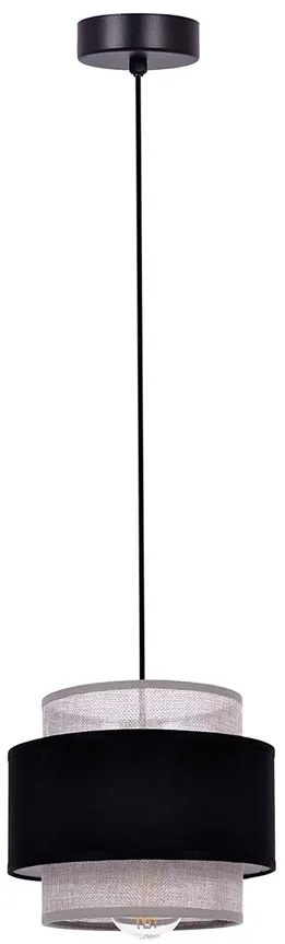 Lampa wisząca z tkaninowym abażurem Z1-Z86