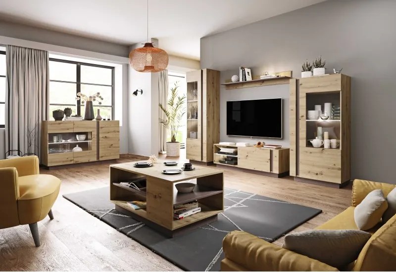 RACO Stolik Kawowy Dąb Artisan – Nowoczesny