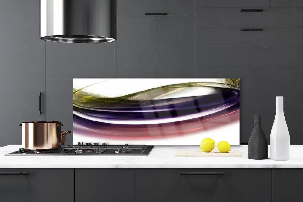 Panel nad blat kuchenny Cyfrowa Wizja Abstrakcji