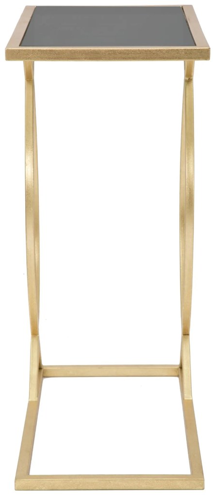 Stolik pomocniczy w stylu glamour, wys. 60 cm