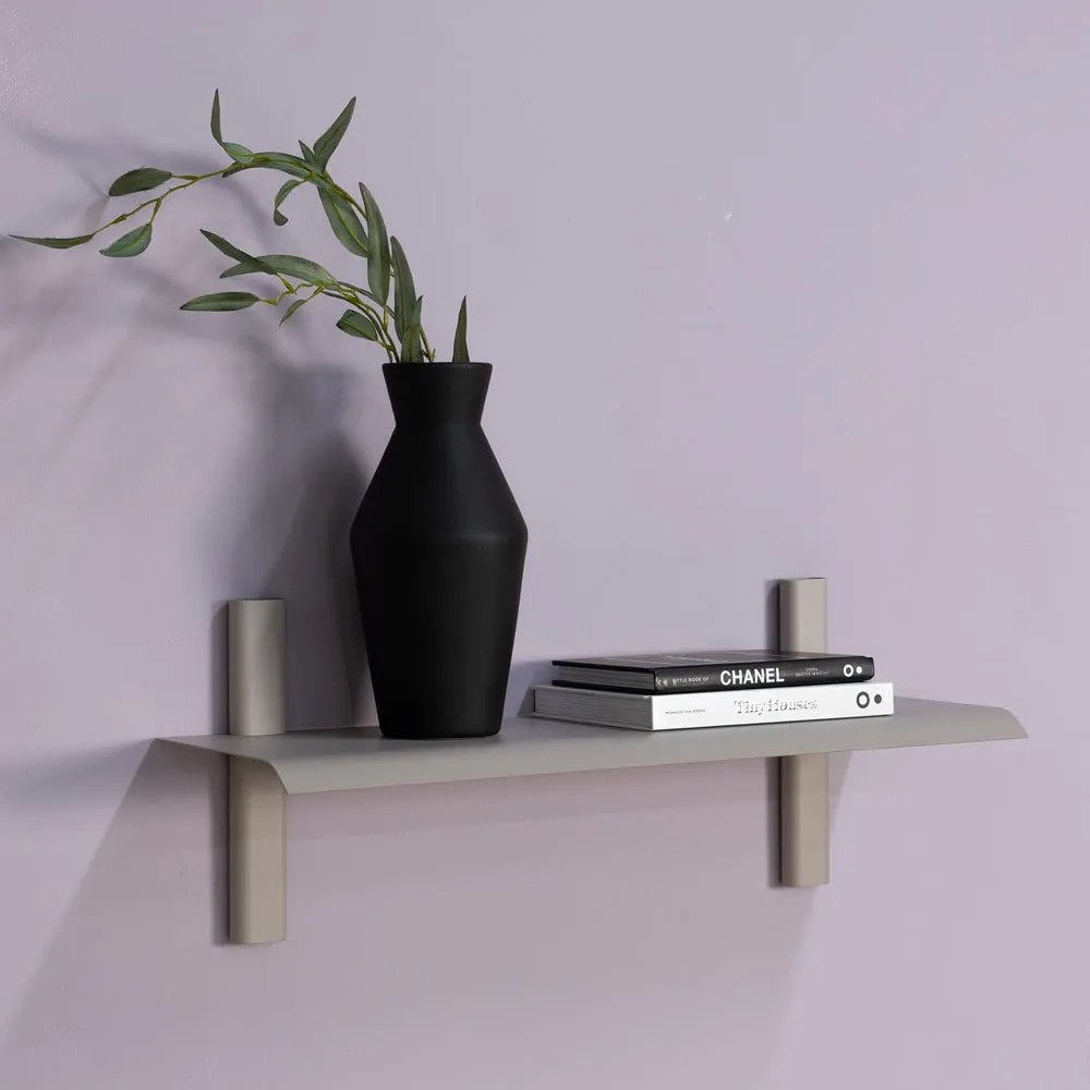 Szarobrązowa metalowa półka 60 cm Hola – Spinder Design