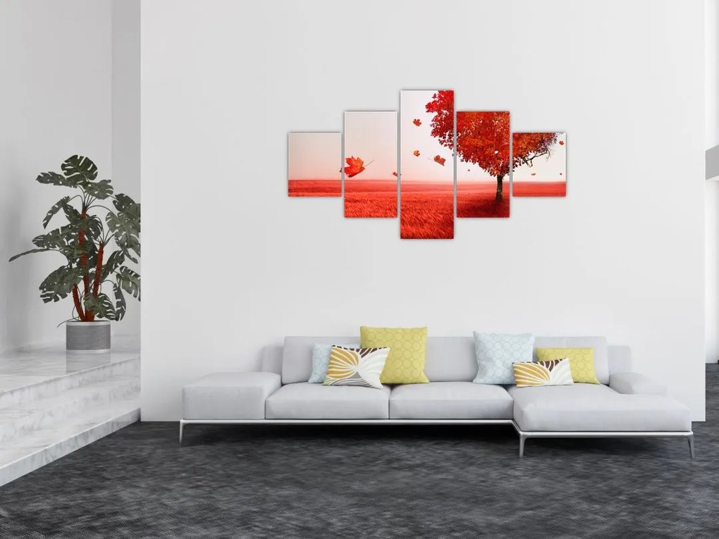 Obraz - Drzewo miłości (125x70 cm)