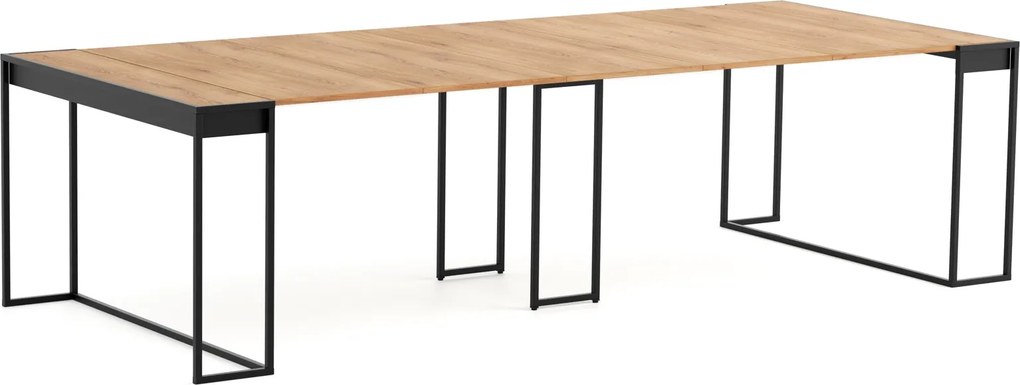 Rozkładana konsola i stół 2w1 Areno 50-300 cm, styl loft