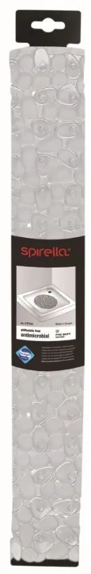 Spirella Antypoślizgowa okrągła mata prysznicowaRIVERSTONE, przezroczysta, 57 cm