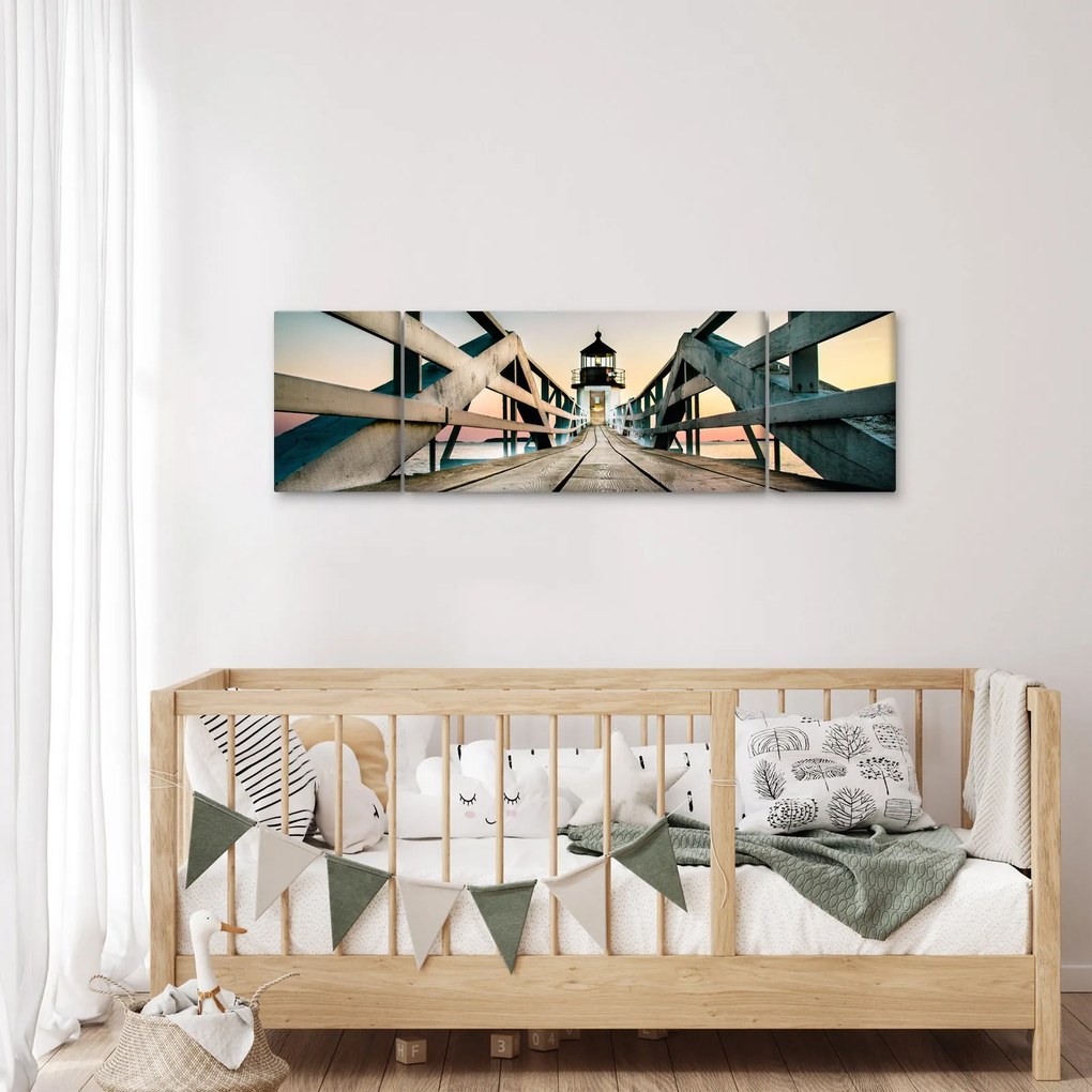 Obraz - Na molo (170x50 cm)