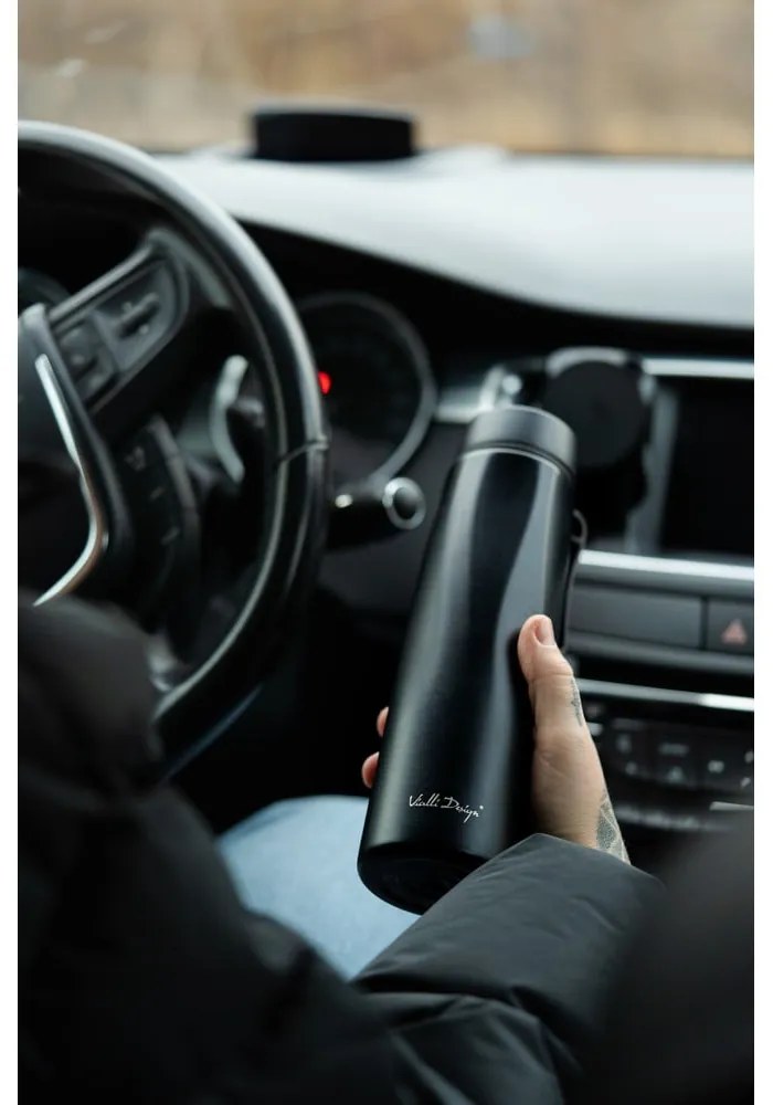 Czarny termos 500 ml Fuori – Vialli Design
