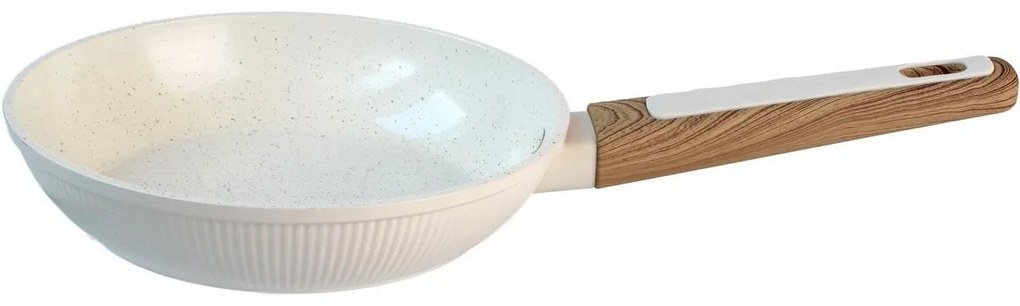 Kitchisimo Patelnia z powłoką ceramiczną Bianco 24 cm, śred. 24 cm