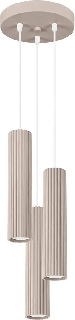 Potrójna lampa wisząca taupe  B6-K61