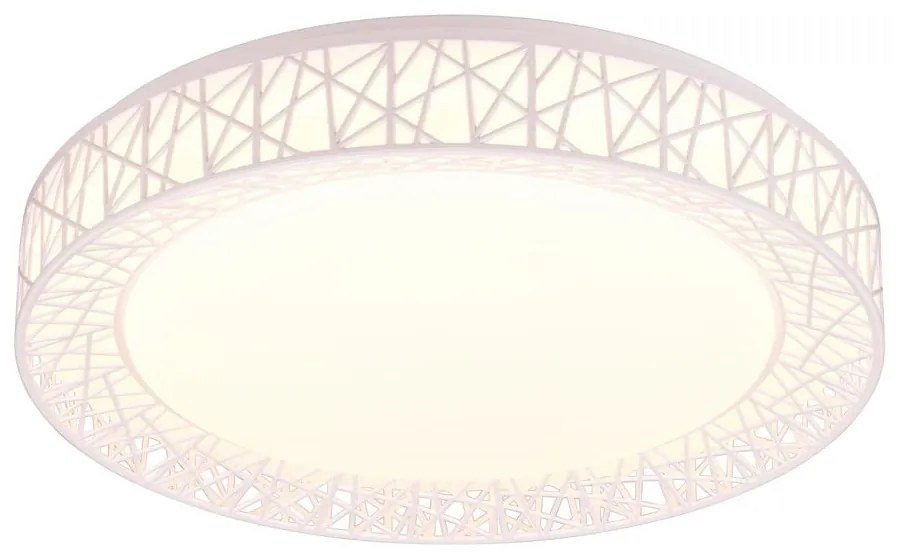 Biała lampa sufitowa LED ø 48 cm Cluster – Reality