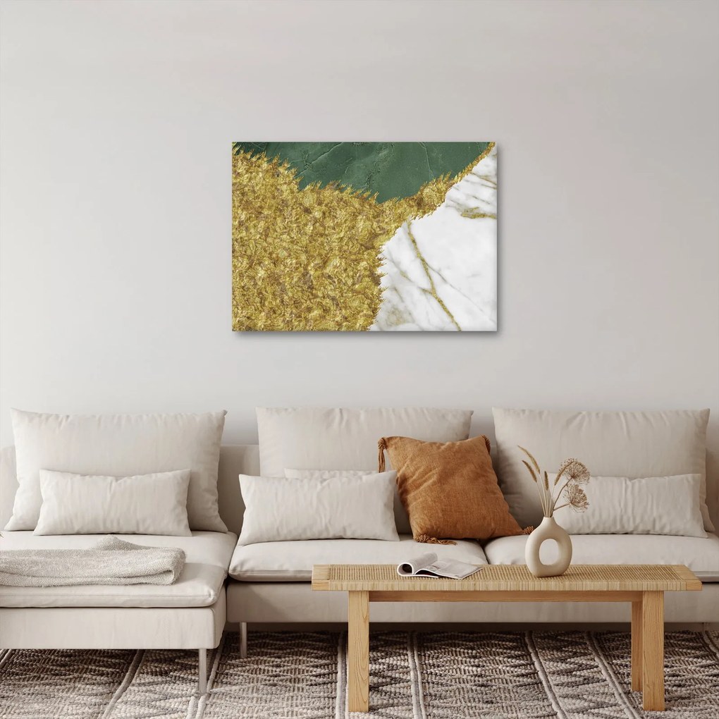 Obraz - Zielony marmur N⁰2 (70x50 cm)