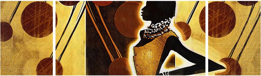 Obraz artystycznego malarstwa starożytnego (170x50 cm)