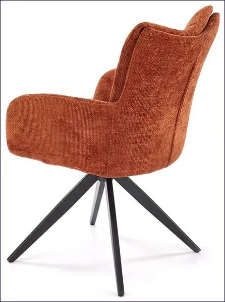 Cynamonowe obrotowe krzesło konferencyjne G1-N37