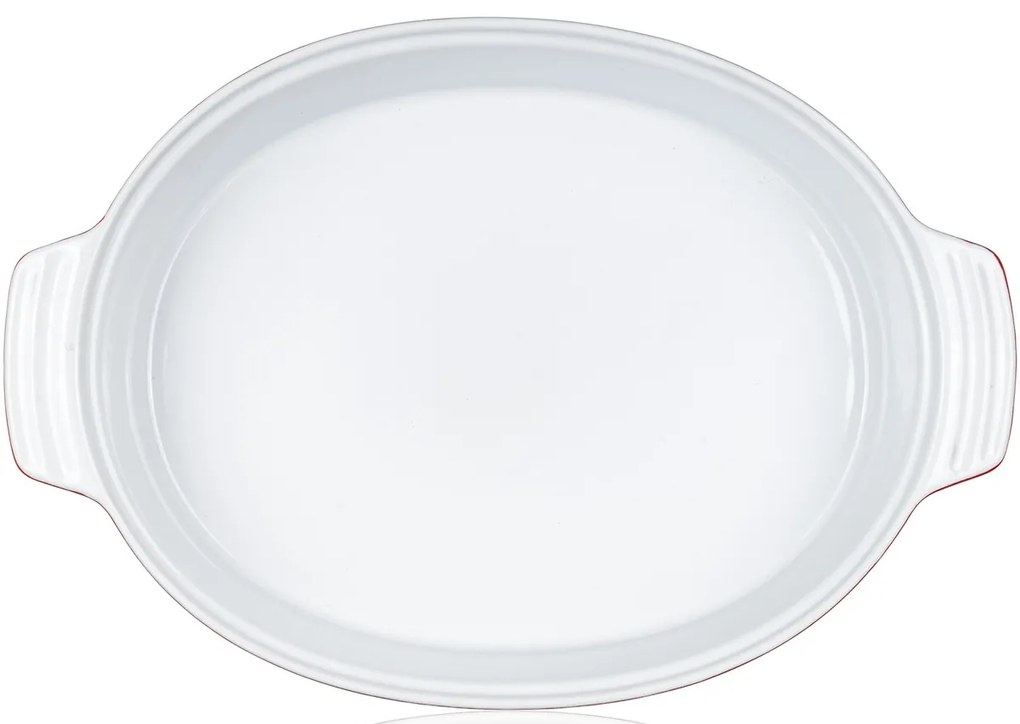 Banquet Foma naczynie żaroodporne owalne z pokrywką Culinaria Red 3,6 l, 3,6 l