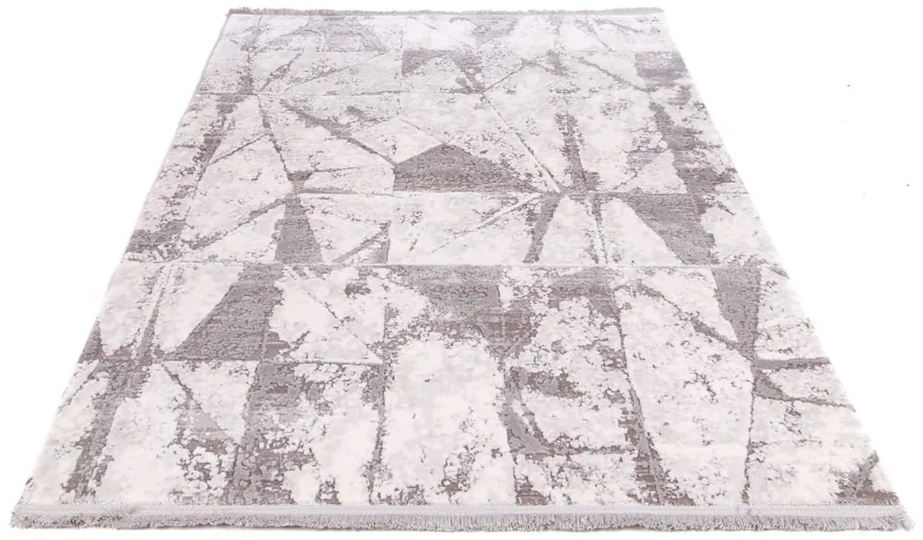 Dywan akrylowy Experience Marmur szary 160 cm x 230 cm