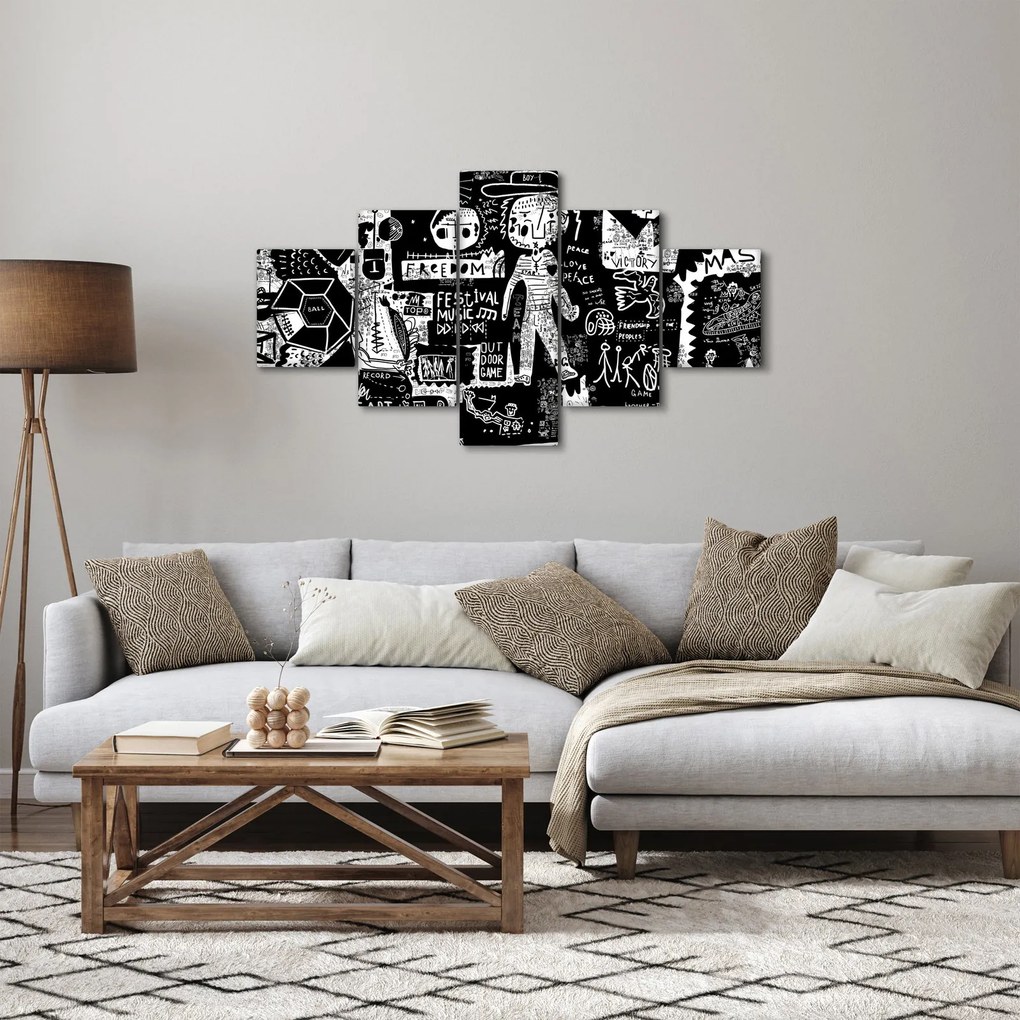 Obraz - Graffiti (125x70 cm)