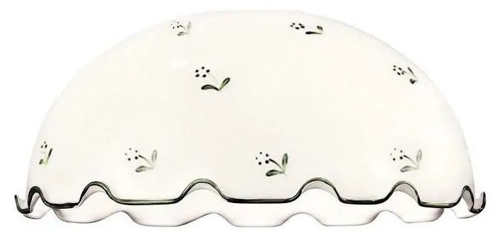 Klosz zamienny do żyrandola NONNA E27 śr. 36 cm biały/zielony