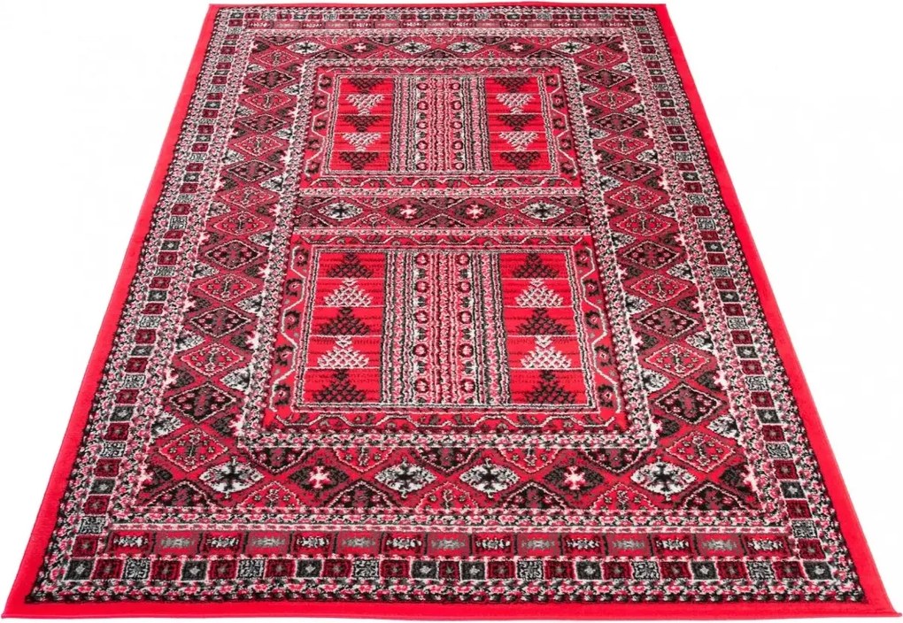 Czerwony dywan vintage T7-M67