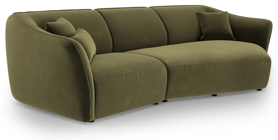 Zielony aksamitny narożnik Tokyo – Cosmopolitan Design