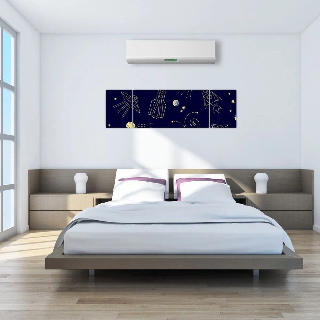 Obraz - Wszechświat (170x50 cm)