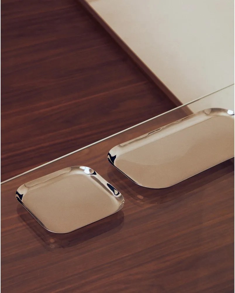 Tace do serwowania ze stali nierdzewnej zestaw 2 szt. 15x29 cm Nirela – Kave Home