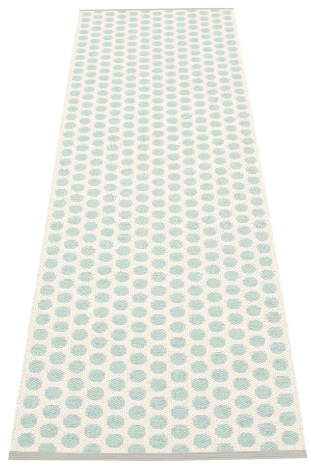 Miętowy chodnik odpowiedni na zewnątrz 70x250 cm Noa Pale Turquoise – Pappelina