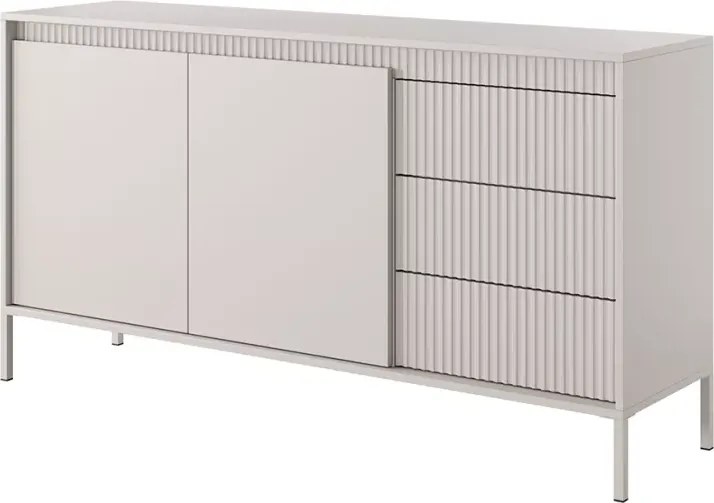 Komoda Ombo II z 3 szufladami i 2 szafkami – w dwóch szerokościach do wyboru 153 lub 187 cm