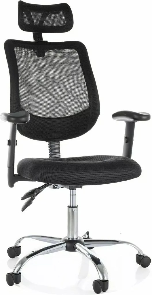 Fotel obrotowy Q-118R Signal, zgodny z normą BHP