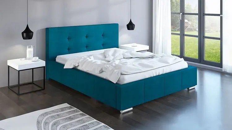 Dwuosobowe łóżko ze schowkiem 140x200 Ringe 3X - 36 kolorów