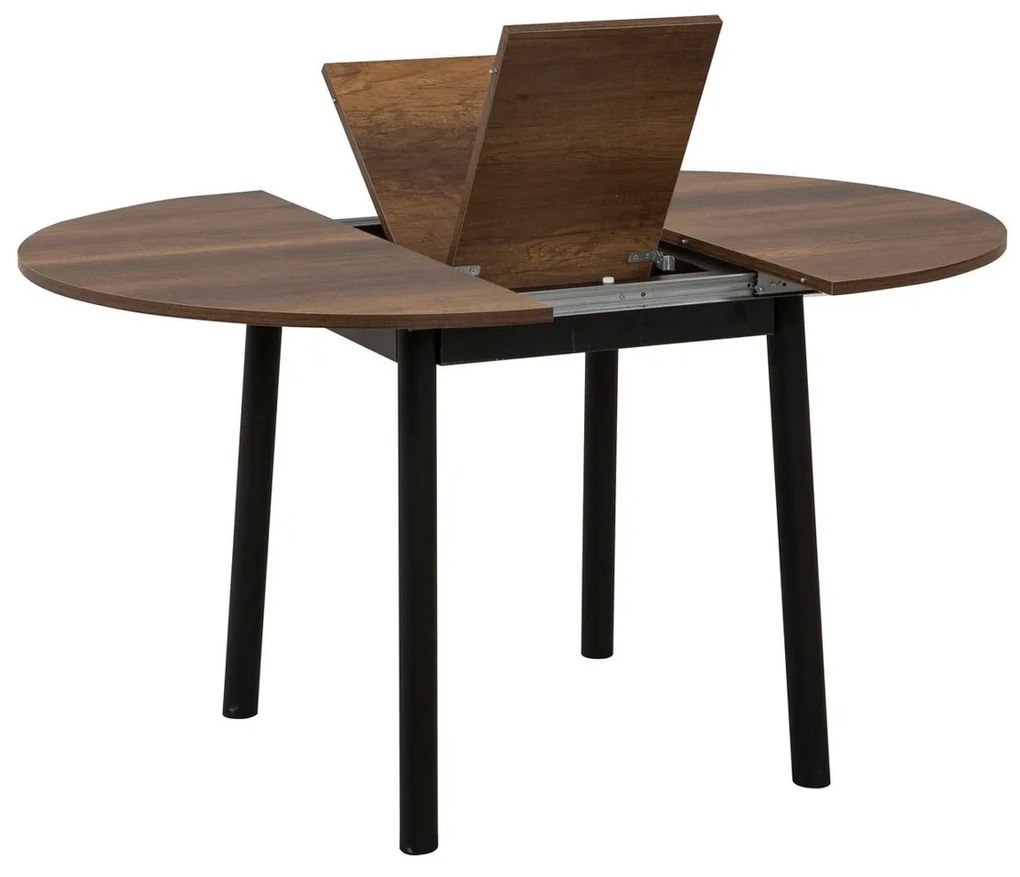 Stół do jadalni Oliver Walnut Black