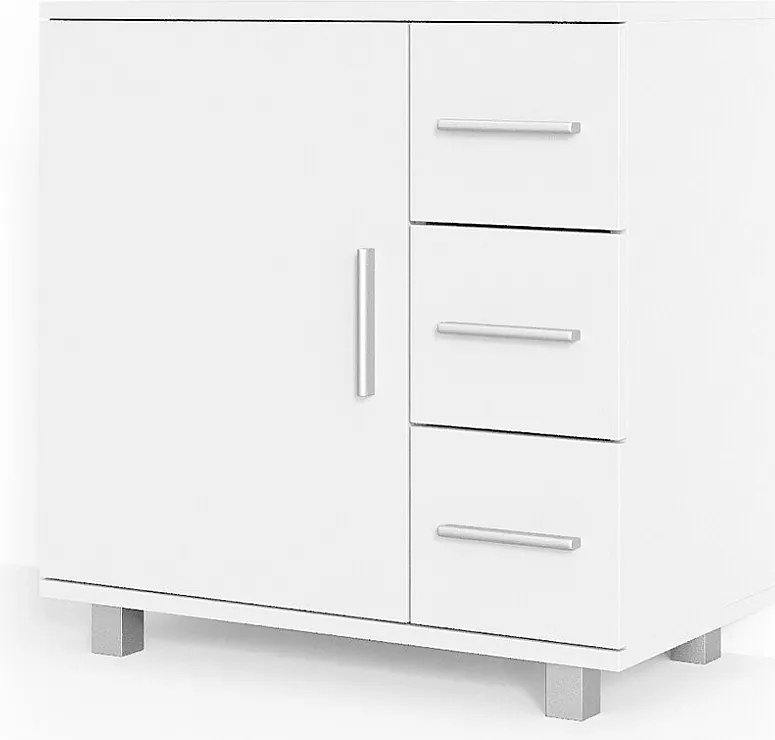 Szafka na wannę biały 60x33x60.8 ilias