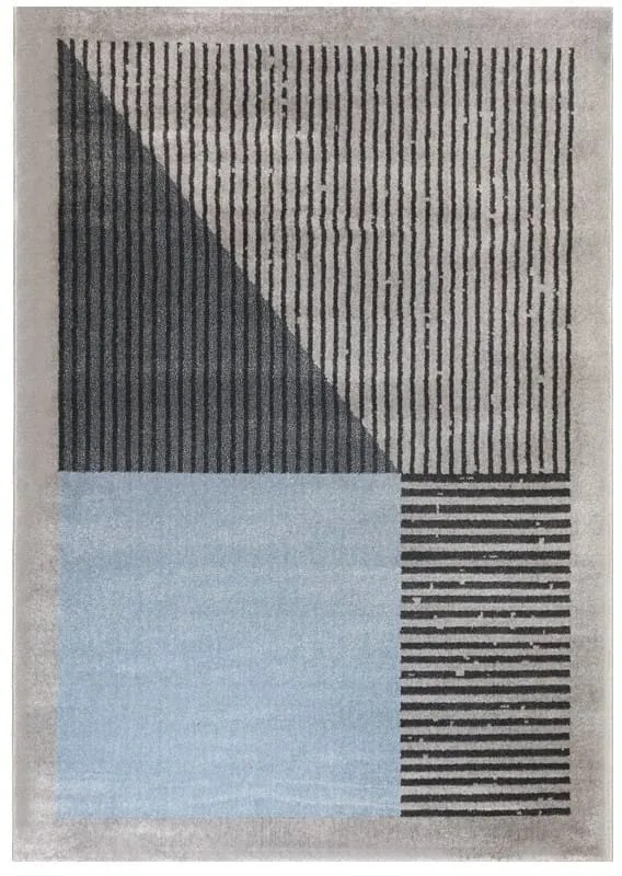 Dywan nowoczesny Lara szaro-niebieski 140 cm x 200 cm