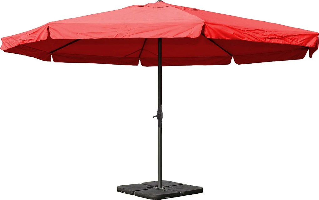 Parasol Carpi Pro,  bordowy ze stojakiem