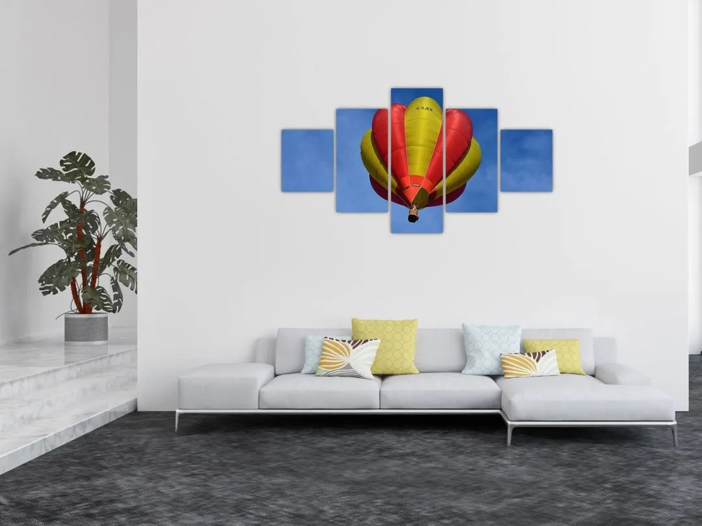 Obraz latającego balonu (125x70 cm)