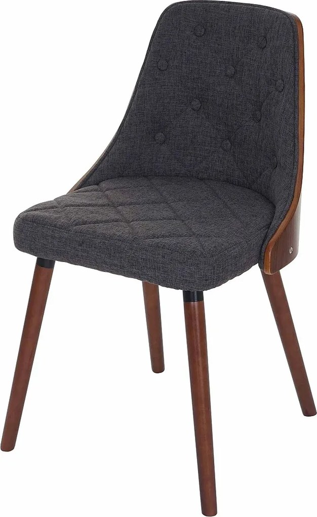 Krzesło do jadalni MCW-A75,  tkanina/tekstylia szary